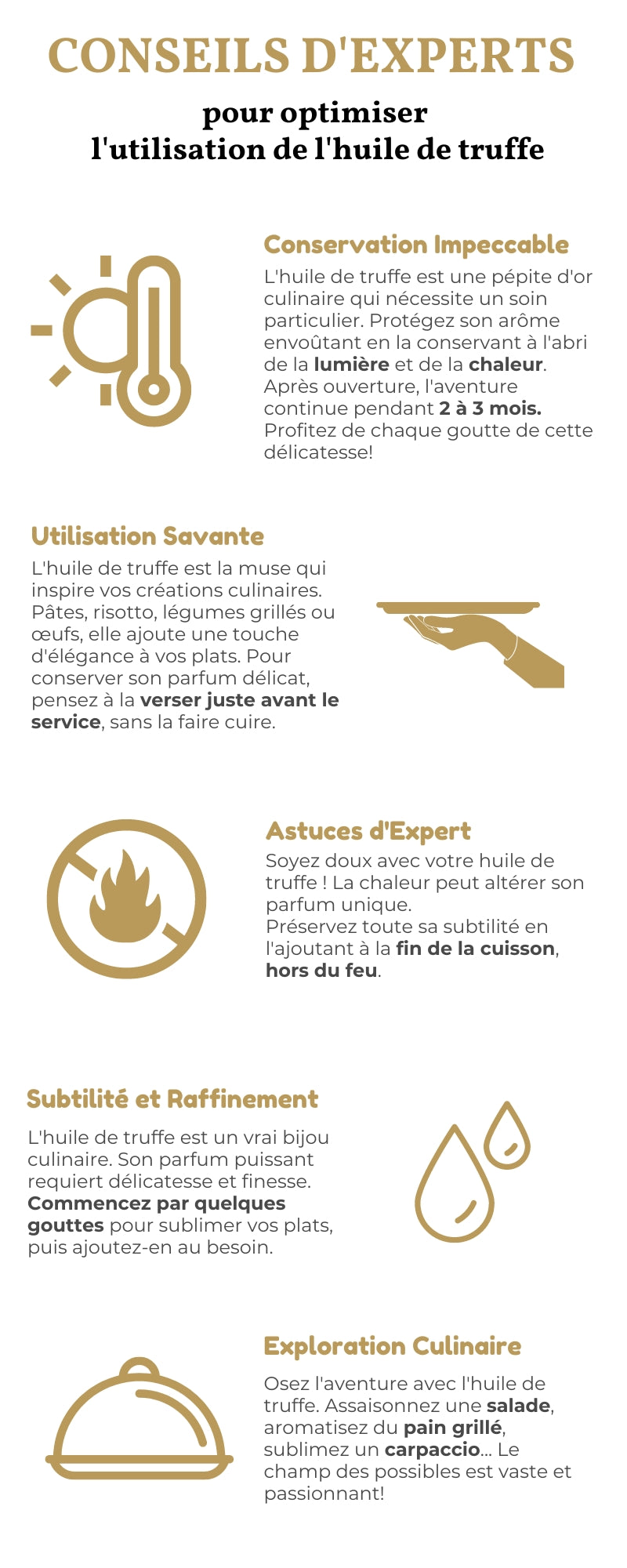 Maîtriser l'Huile de Truffe : Conseils d'Experts pour une Brilliance Culinaire