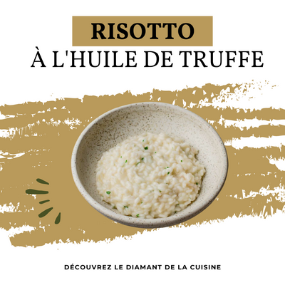 Risotto Réinventé: L'Éclat de l'Huile de Truffe d'Edition Truffle