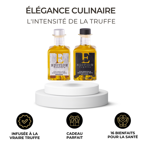 Duo Essentiel 200ml: Blanc & Noir, l'Élégance de la Truffe